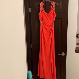SOLD Formal dress. Pink, size 7/8 only worn once.